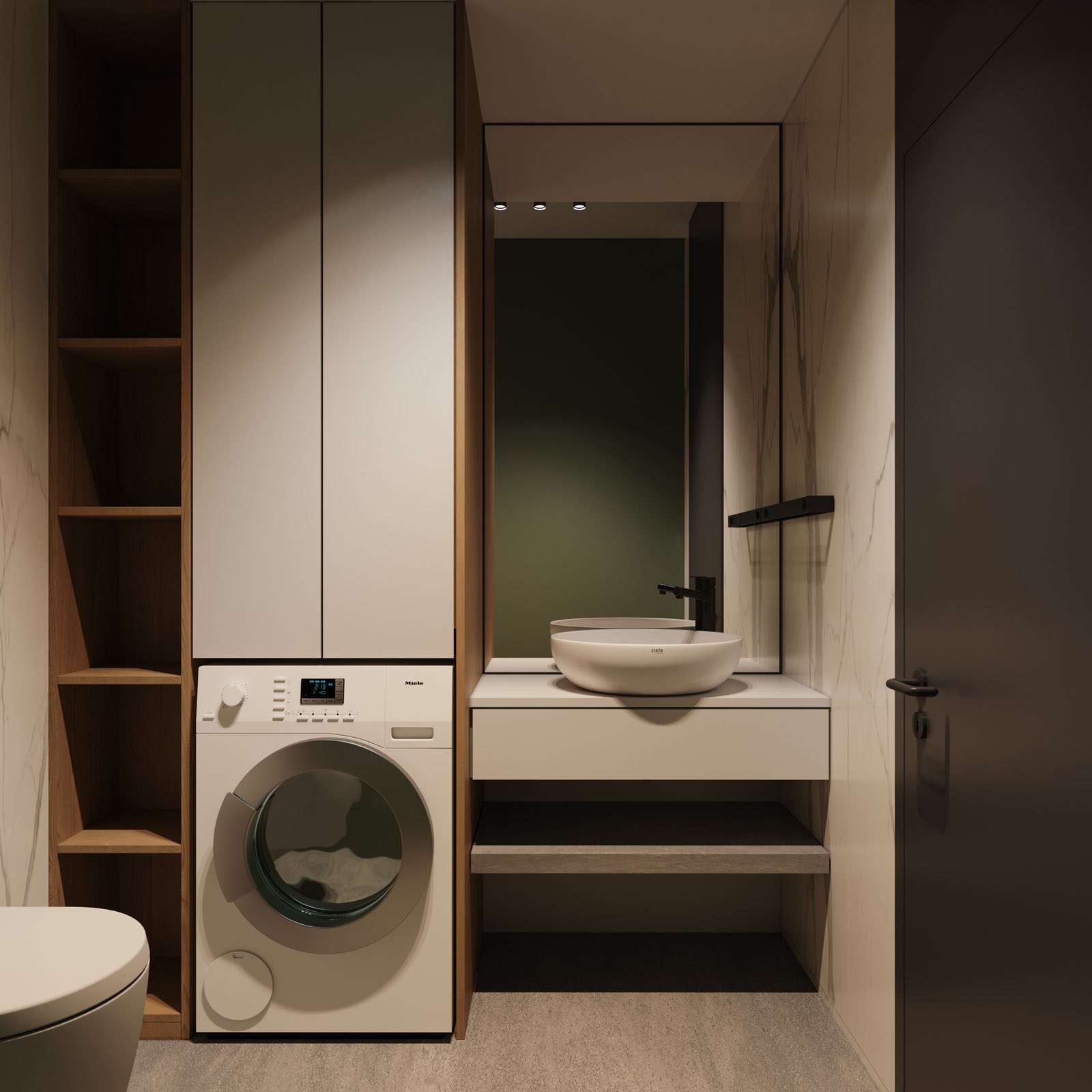 Corner Residence 3 utility bathroom