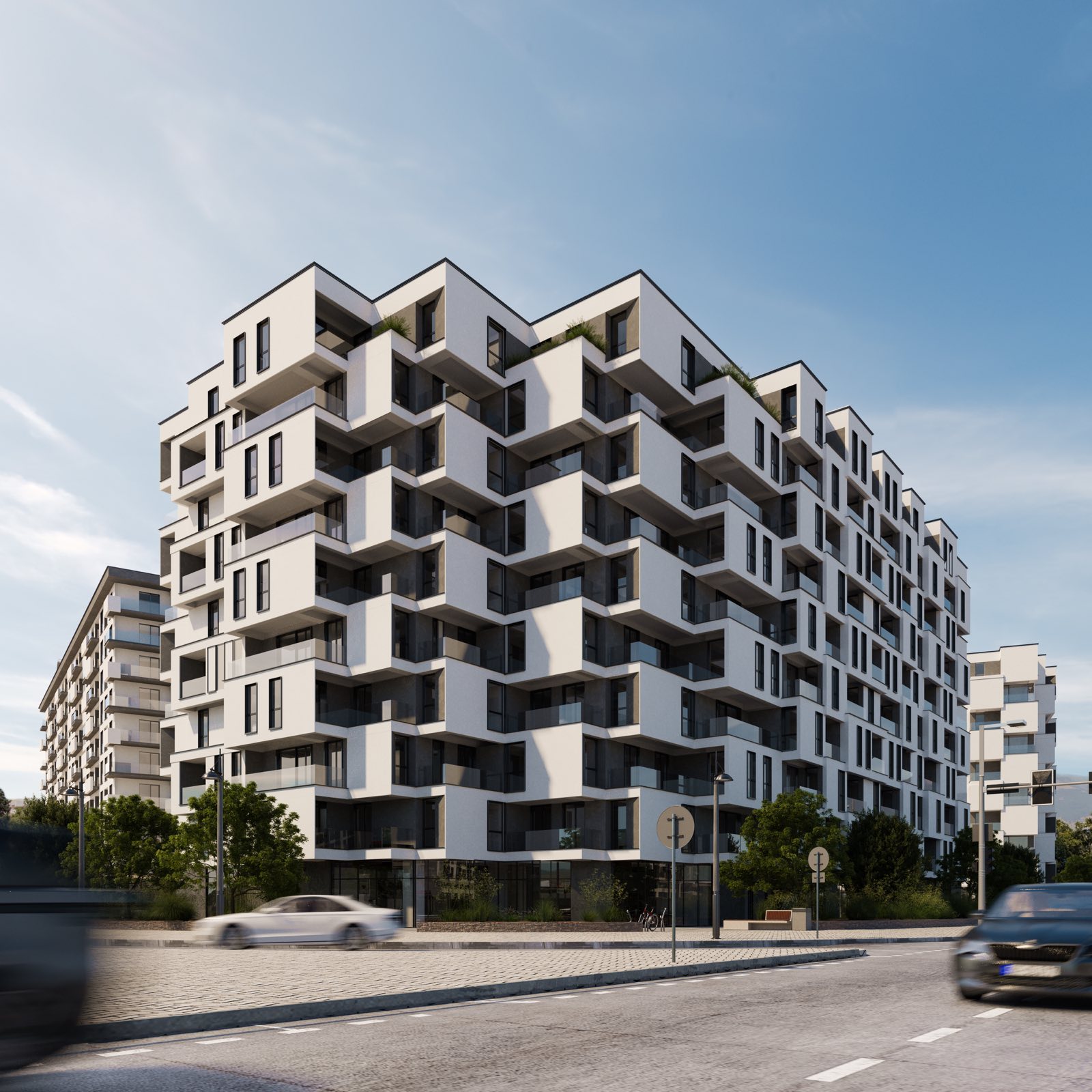Corner Residence 3 full exterior