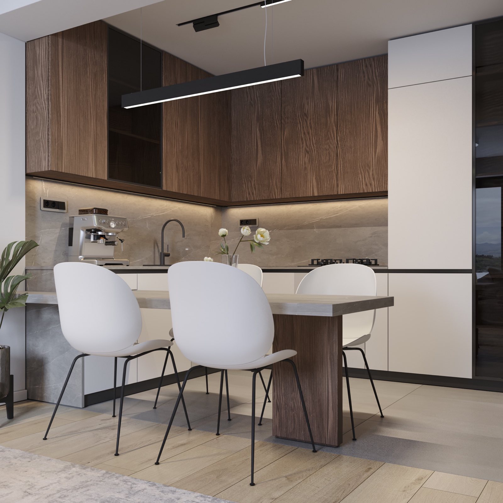 ParkLine Residences kitchen and dining