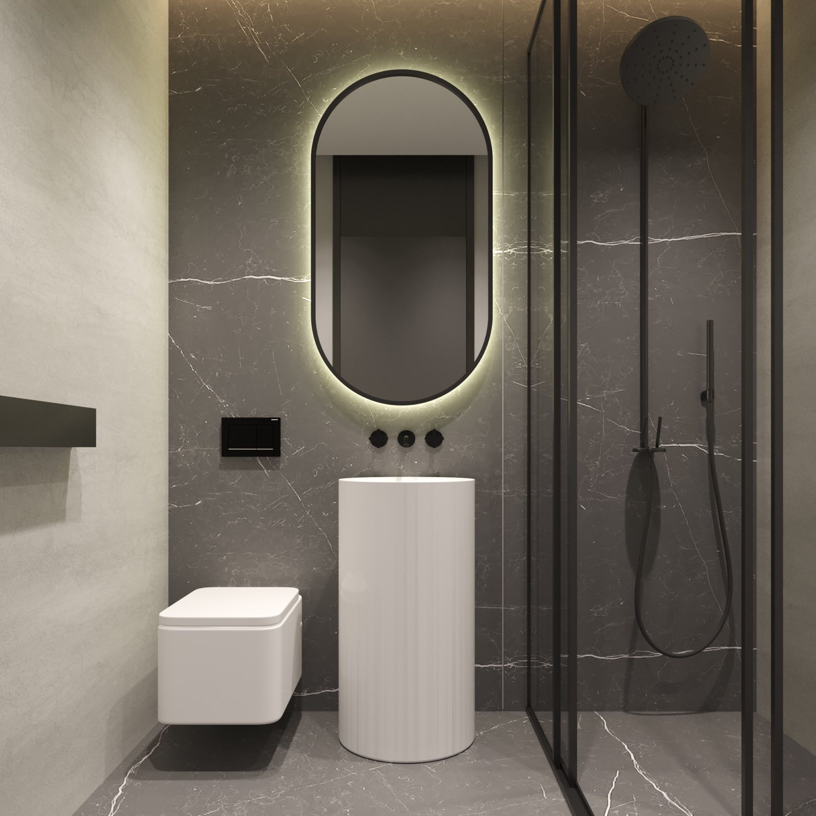 ParkLine Residences stone bathroom