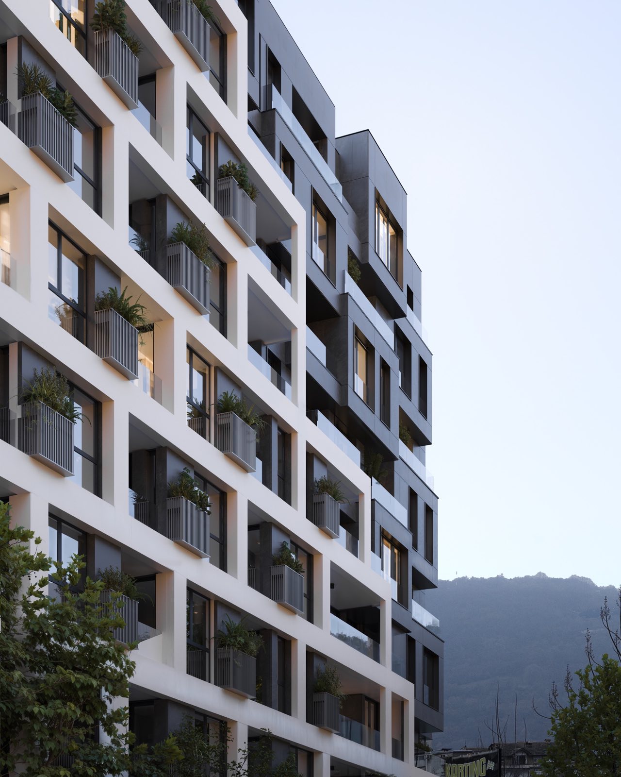ParkLine Residences facade detail
